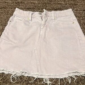 Wild Fable Size 00 lilac denim mini skirt